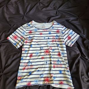 Stripped coral bay tee shirt